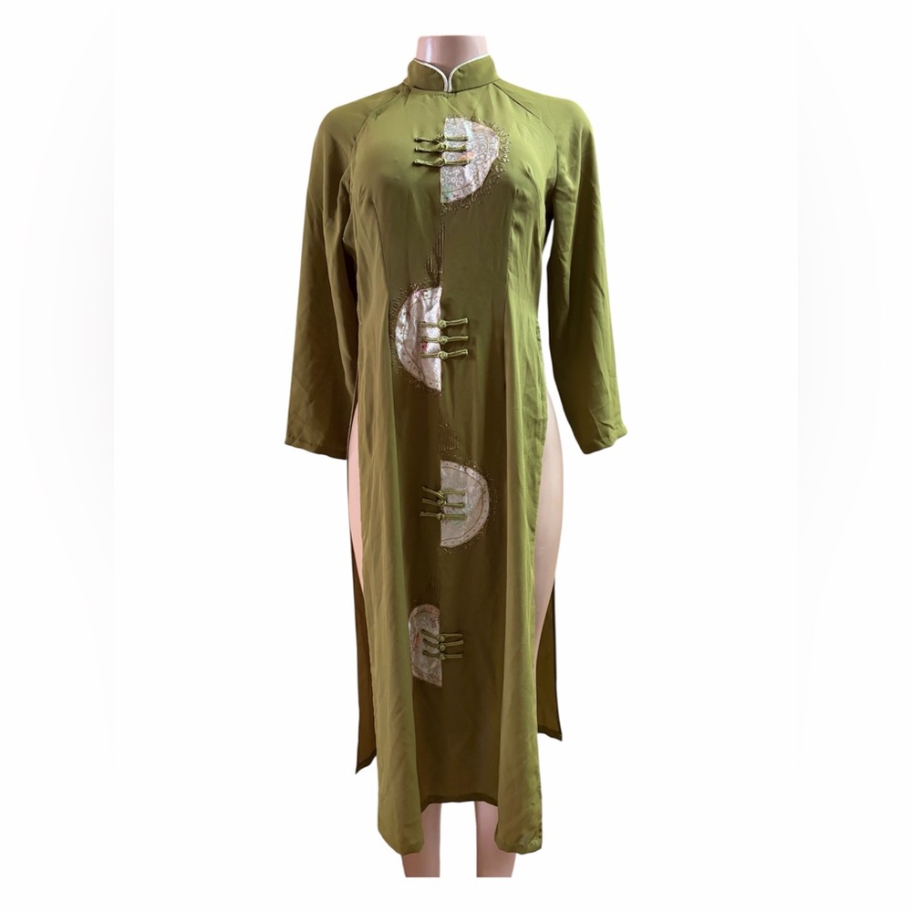 Elegant Green Long Dress